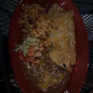Espinaca Grilled Chicken Enchiladas
