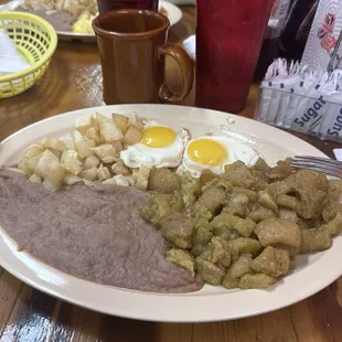 Chicarrones con salsa verde