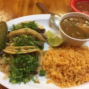 Taco special very good!