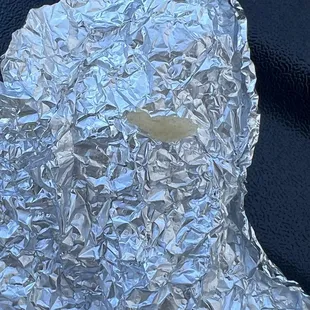 Nail that was found in the burrito