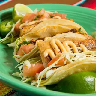 Baja Fish Tacos Especiales