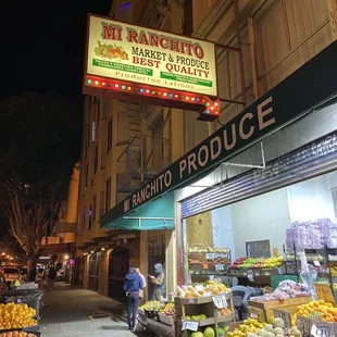 Front of the market