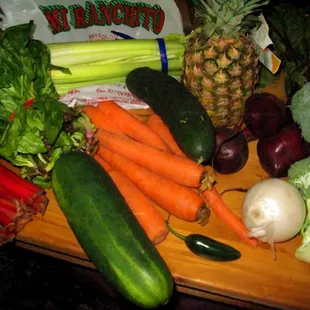 All this fresh produce for about $10!