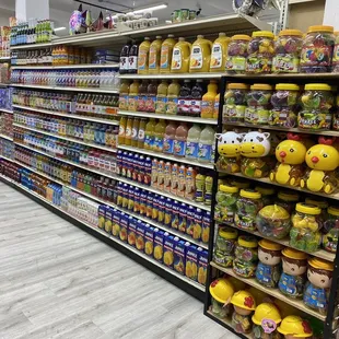 a grocery store filled with products