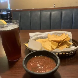 Chips and tea, can't beat that