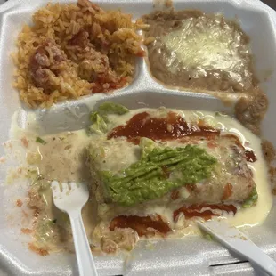 Chicken chimichanga