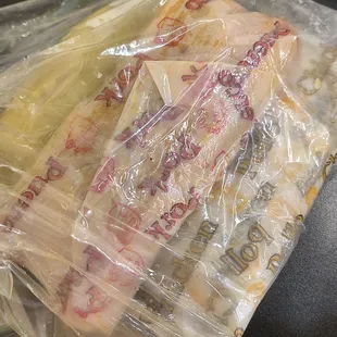 Elite, pollo, y pastor tamales $2.39