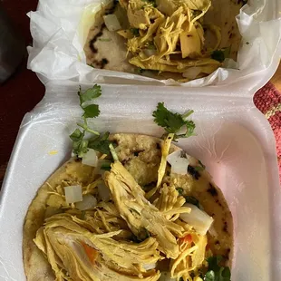 2 tacos made out of one