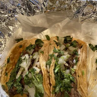 Taco de Pastor and Taco de Lengua