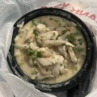 Ceviche sin sabor