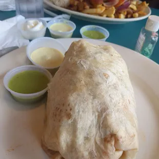 Steak burrito