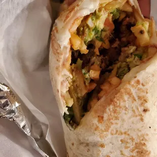 My California buritto... its a belly full