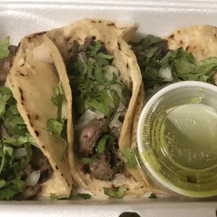 Carne asada tacos