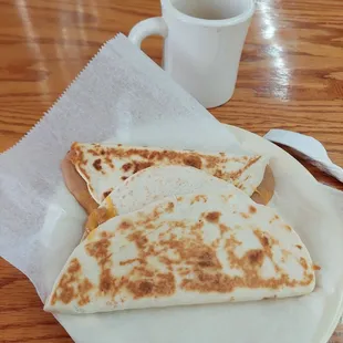 Bean and Cheese taco toasted