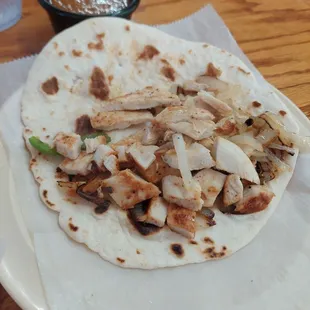 Children fajita taco