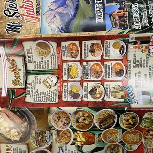 Menu photos