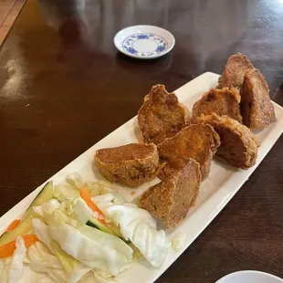 Shrimp cake appetizer