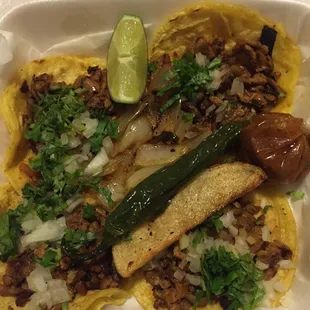 Mini tacos Al Pastor