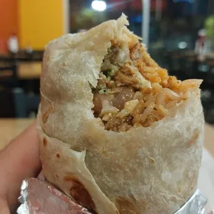 Super Al Pastor Burrito