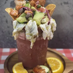 Michelada botanera