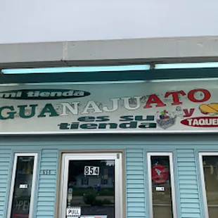 the front of a restaurant