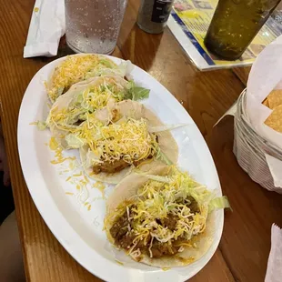 Pork soft tacos
