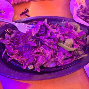 Single steak fajitas
