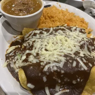 Chicken Enchiladas mole
