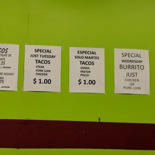 Specials