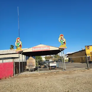 pollo asado, rotisserie chicken station
