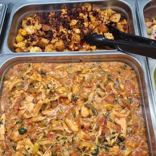 a variety of food items