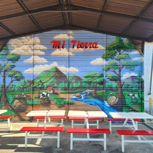 outdoor seating available