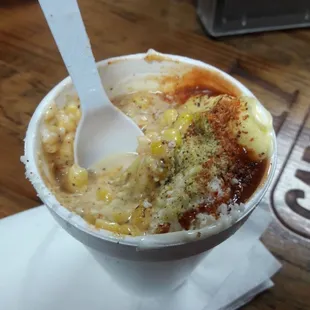 My elote pimped out *like a boss*