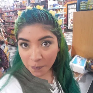 Selfie by the Check out