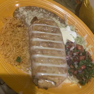 Fajita chimichanga