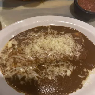 Cheese enchilada