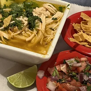 Get the chicken soup. You'll be happy about it.