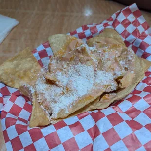 Complimentary chips.