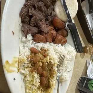 Livers and Grilled Liver with Onions Plate