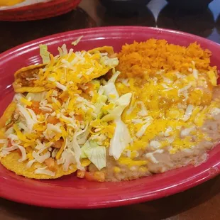 #5. Enchilada, Taco and Tostada Combo Beef