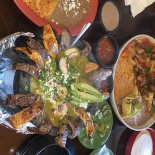 So much food! Giant portions