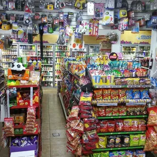 a view of a grocery store