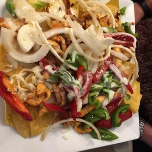 Fajita nachos