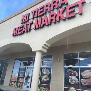 the front of the building