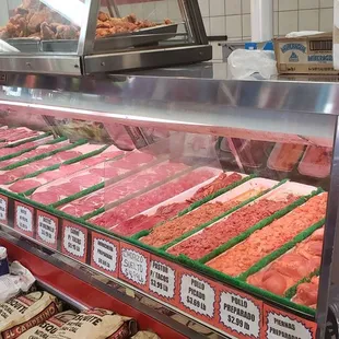 All the different meats you can buy to take home and cook