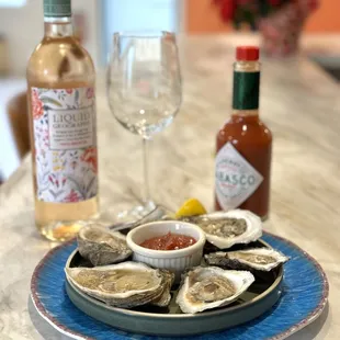 Happy hour oysters