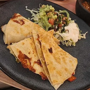 The quesadilla was amazing