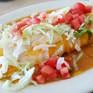 Bacon breakfast burrito. Smothered. Yes please!