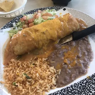 Chicken chimichanga