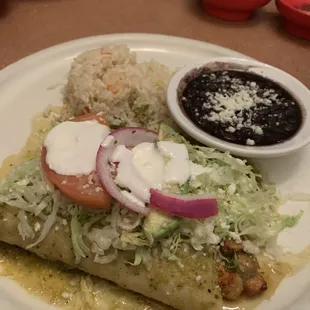 Enchiladas verde